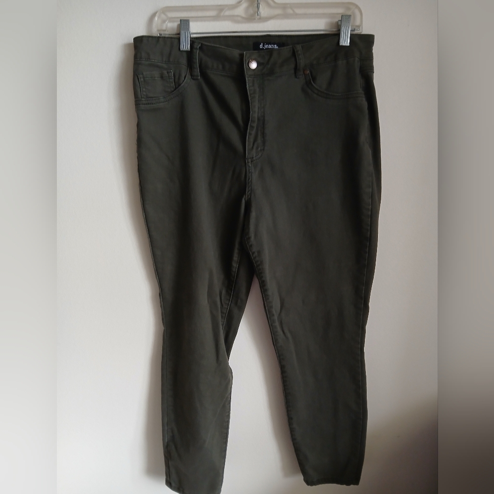 D jeans green size 14